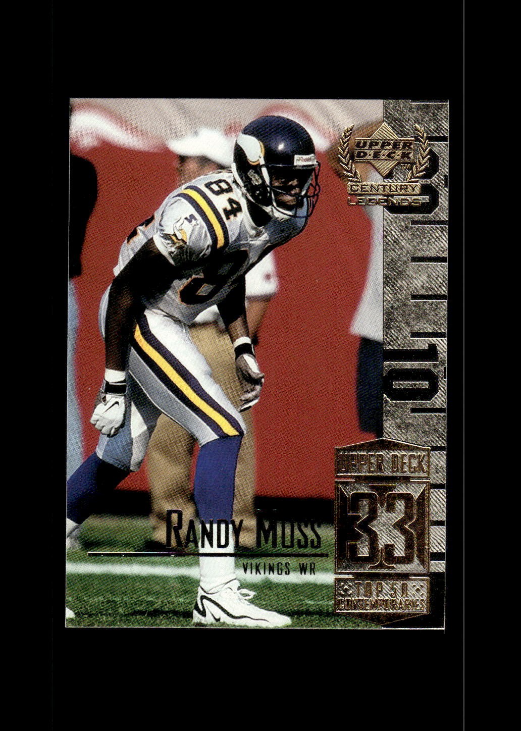 1999 Upper Deck Century Legends #83 Randy Moss Vikings 2nd Year