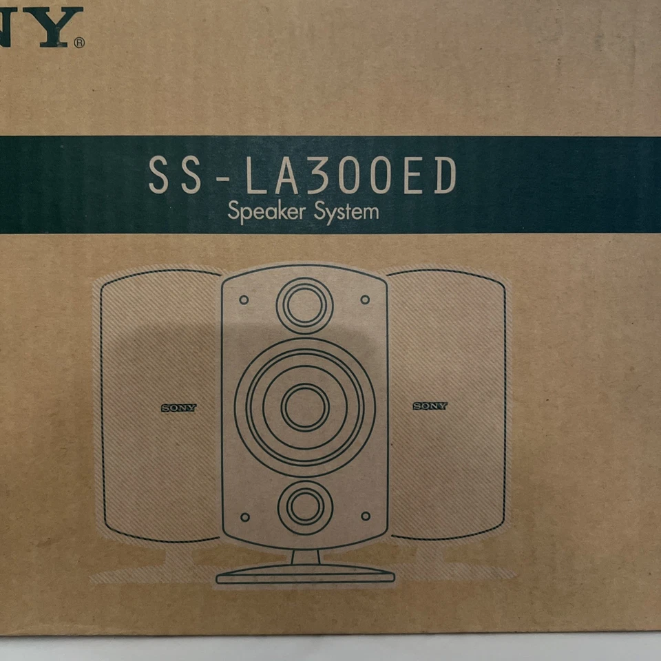 Sony SS-LA300ED Ultimate Luxury Speakers System~Silver Metal With Stand ( Each ) - Image 2 of 4