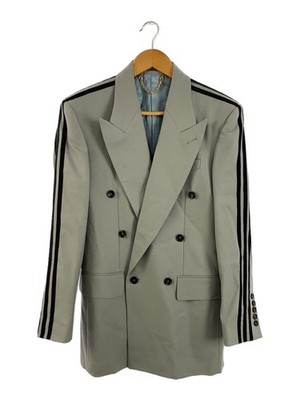 Mens GUCCI GUCCI Adidas Side Three Line Oversized Double Breasted Tailored  Jacke