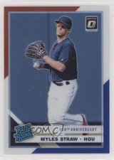 2019 Donruss Optic Red White & Blue 150th Anniversary Prizm /150 Myles Straw 0c6