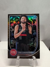 2025-26 Bowman Basketball Cade Cunningham #BCV-74 Reptilian Refractor PISTONS!🔥