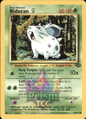 Nidoran â�?� 57/64 Common Jungle Pokemon