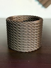 Vaso Rope Nero - stampa 3D, design moderno