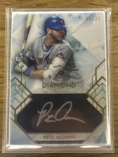 2020 Topps Diamond Icons Pete Alonso Silver Ink Auto /25