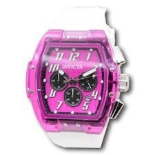 Invicta S1 Rally Kinesia Men's 47mm Dark Pink Chronograph Watch 50079
