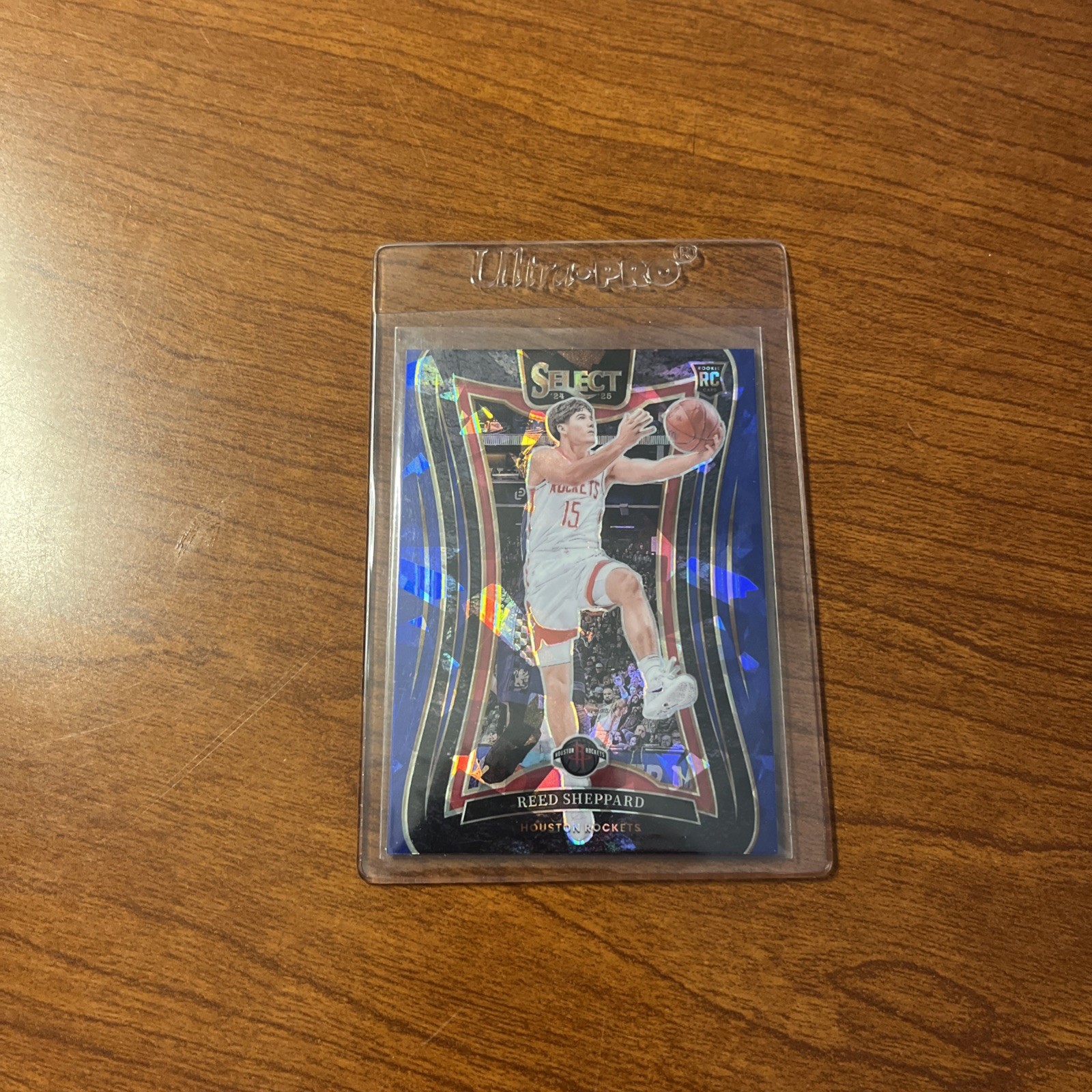 2024-25 Select Basketball Reed Sheppard mezzanine Blue Cracked Ice