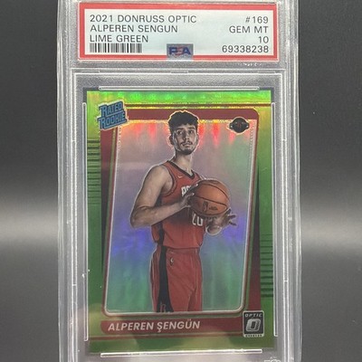 2021-22 Panini Donruss Optic - Rated Rookie Alperen Sengun #169 Lime Green PSA10