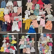 HUGE Baby Girl Clothes Bundle Job lot  0-12m 100+ Pcs ~10kg BODEN NEXT ZARA