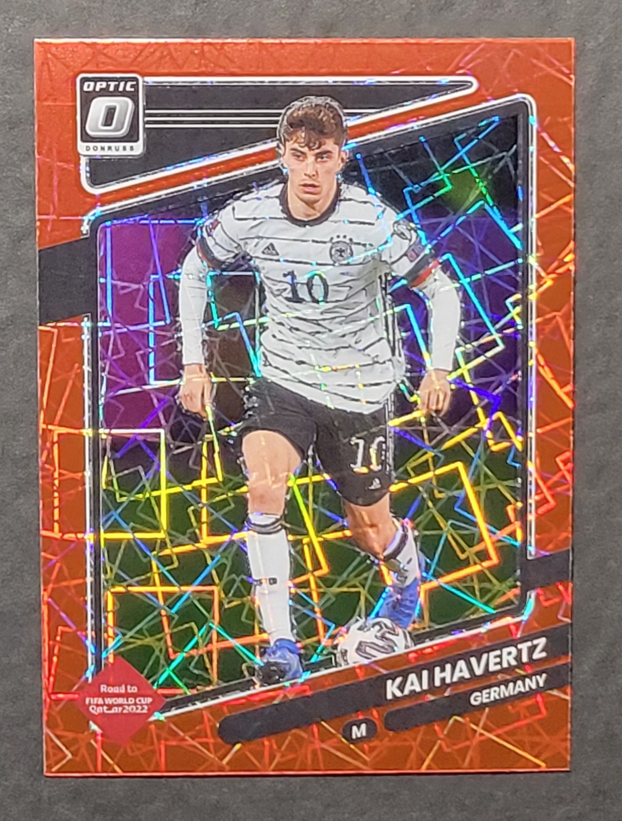 2021 Donruss Soccer Road to Qatar Kai Havertz Optic Red Velocity #67