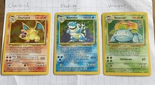 Near-complete Pokemon Base Set 100/102 1999 charizard blastoise wotc tcg 