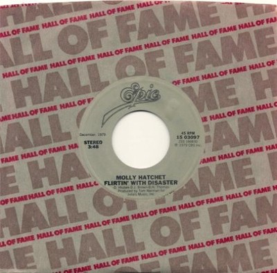 Molly Hatchet - Flirtin' With Disaster  7'', Single, RE Epic 15 03097 Very Good P