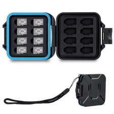 Small TF Micro SD Card Case Holder for 16 Microsd Memory Cards