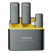 Kit Microphones Karma Vlogger Cadeau Plus Noir Et Jaune