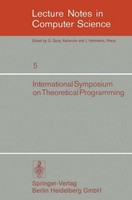 International Symposium On Theoretical Programming A. Ershov