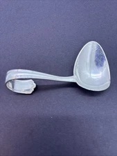 WEBSTER Sterling Silver Medicine Baby Spoon Feeding Curved Handle
