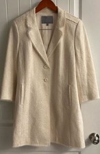 Classiques Entier Cream Women's Blazer Coat Size M