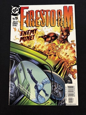 FIRESTORM NO 5 DC COMIC BOOK NOVEMBER 2004 DIRECT COMICS ART Y2K ADS POSTER ROSS