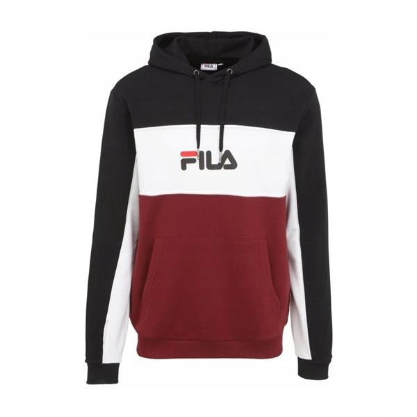 Толстовка Fila Herrenkleidung 688466B447 С капюшоном ANALU BLOCKED HOODY M Schwarz