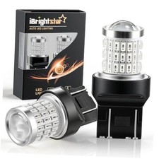 iBrightstar LED Bulb 7440 LED Brake Light Bulbs Super Bright for Rear Red 7443