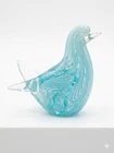 Vintage Murano Zanfirico Art Glass Bird Mid Century Venetian Latticino Figurine