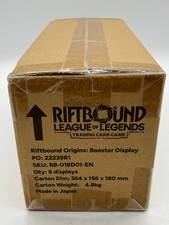 Auction #2 Riftbound League Of Legends TCG Origins Booster Display Case SEALED