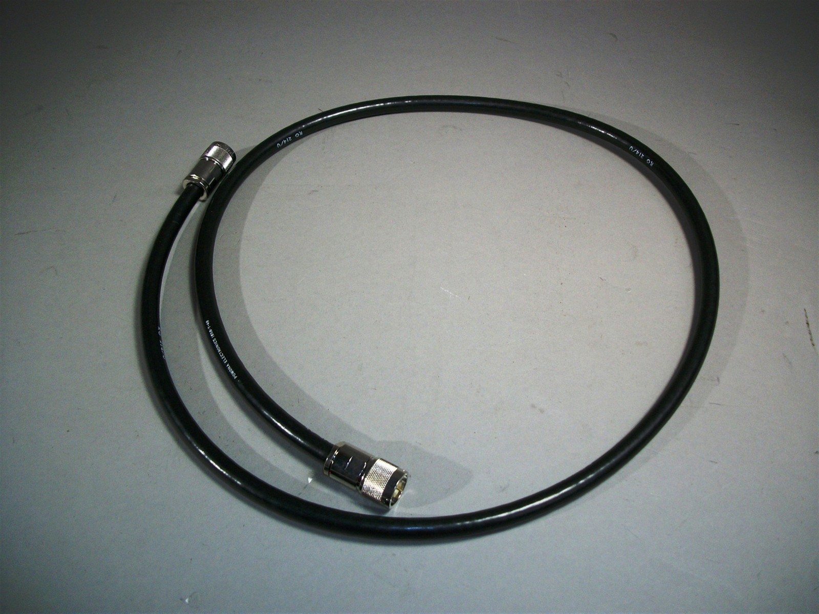 NOS - 4ft ITT Pomona Electronics Coax 1658-T-48 Cable N-Type (Male) RG 214/U