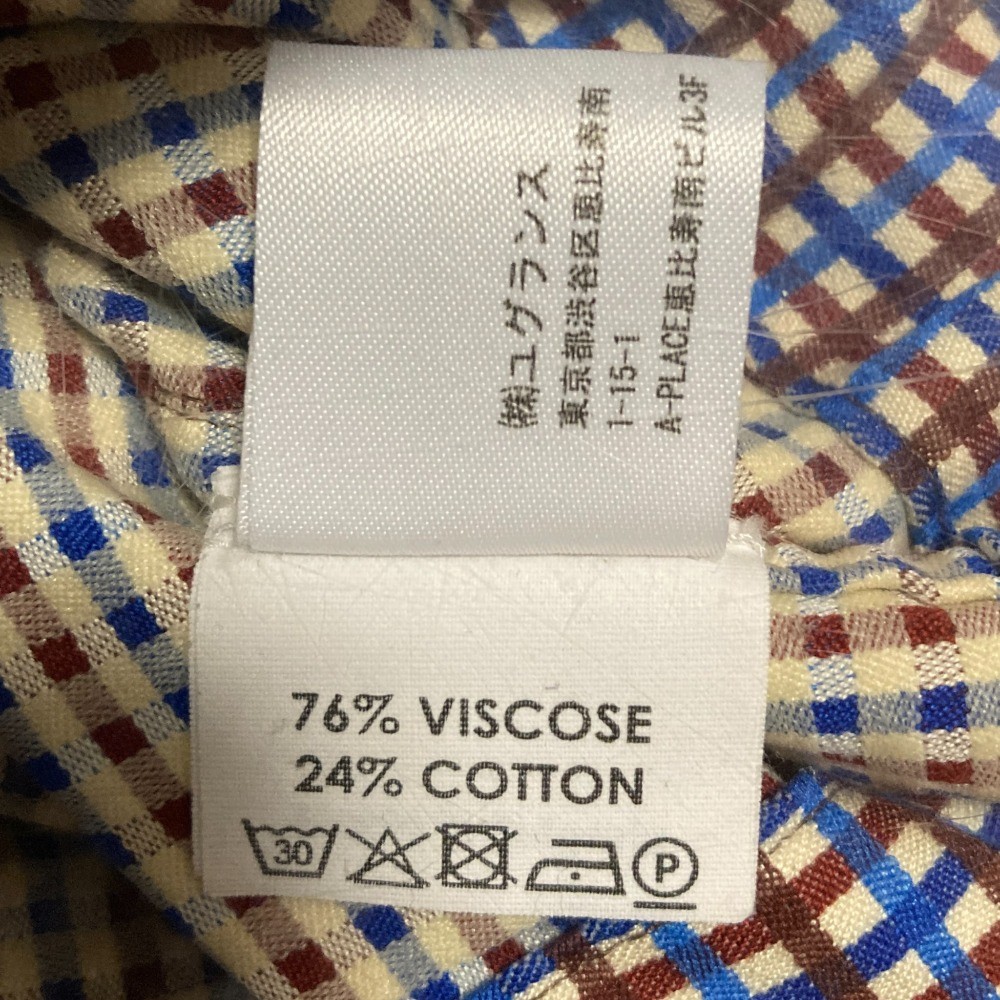 DRIES VAN NOTEN Check Pattern Jacket, Size 34, Bl… - image 7