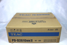 TEAC PD-D2610MK II 5 DISC COMPACT MULTI PLAYER COMPLETE,   NEW OPEN BOX. 