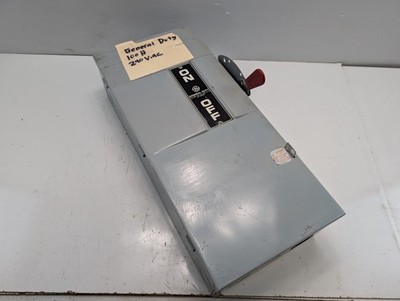 GENERAL ELECTRIC TG4323 General Duty Safety Switch 100 Amp 240VAC