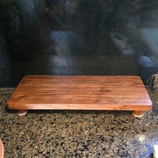 New Acacia Wood Pedestal Riser
