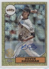 2022 Series 1 1987 Topps Chrome Silver Pack Mojo 35/99 Kevin Gausman Auto wm3