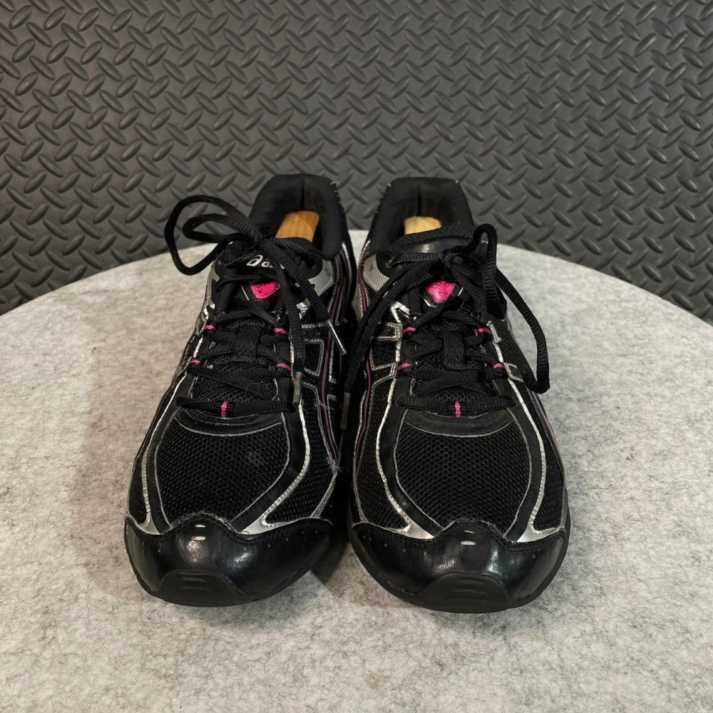 Asics Gel Frantic 4 Shoes Women's Size 11 T9C7N Black Pink Running Sneakers thumbnail 2