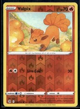 Vulpix (28) Pokemon SWSH08: Fusion Strike 028/264 Reverse Holo LP