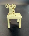 Vintage Marx 1956 Little Red Schoolhouse Projector On Table Original #3382