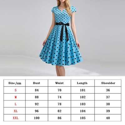 Vintage Lady Polka Dot Swing Dress Sash Belt Retro Cap Sleeve A-Line Midi Dress. | eBay Vintage Lady Polka Dot Swing Dress Sash Belt Retro Cap Sleeve A-Line Midi Dress. | eBay