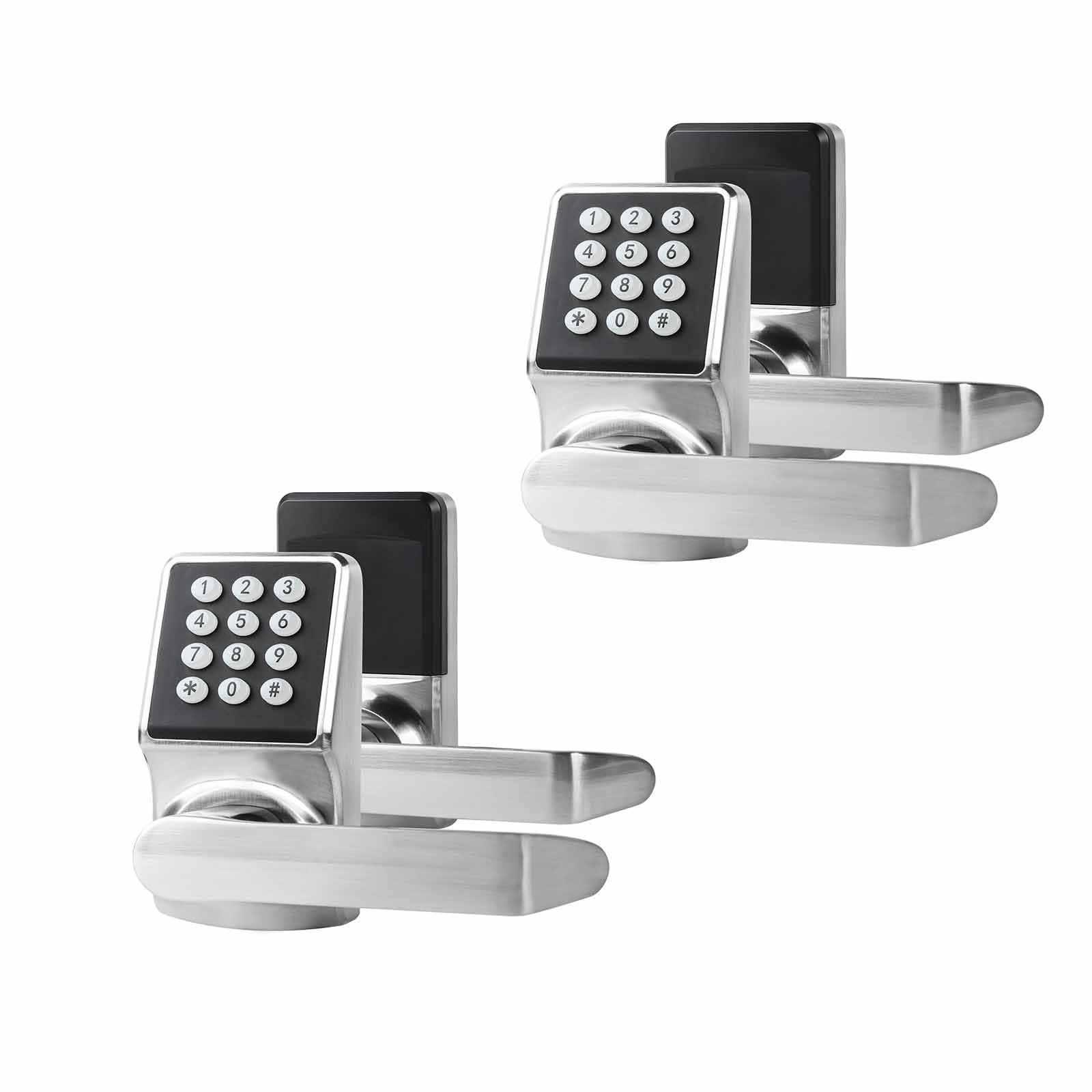 Smart Keypad Door Lock with Handle – Touchless Keyless Entry Digital Security