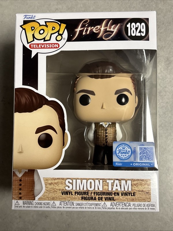 Funko Pop! Television Firefly #1829 Simon Tam Special Edition