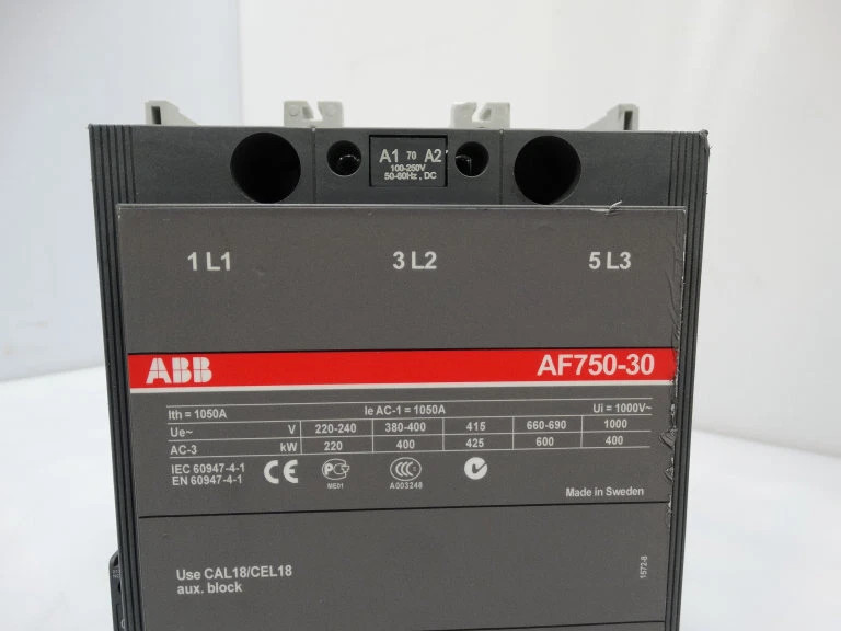 AF750-30-11-70, ABB, 3 pole - 1000 V IEC or 600 V UL contactor US Free TAX