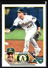 2023 Topps Vintage Stock David MacKinnon 50/99 Oakland Athletics #276