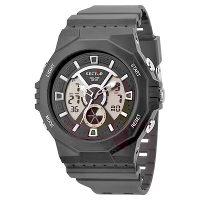 Sector EX-41 R3251237001 Herren Digital Sportuhr Neu, 53 mm, LED, Quarz