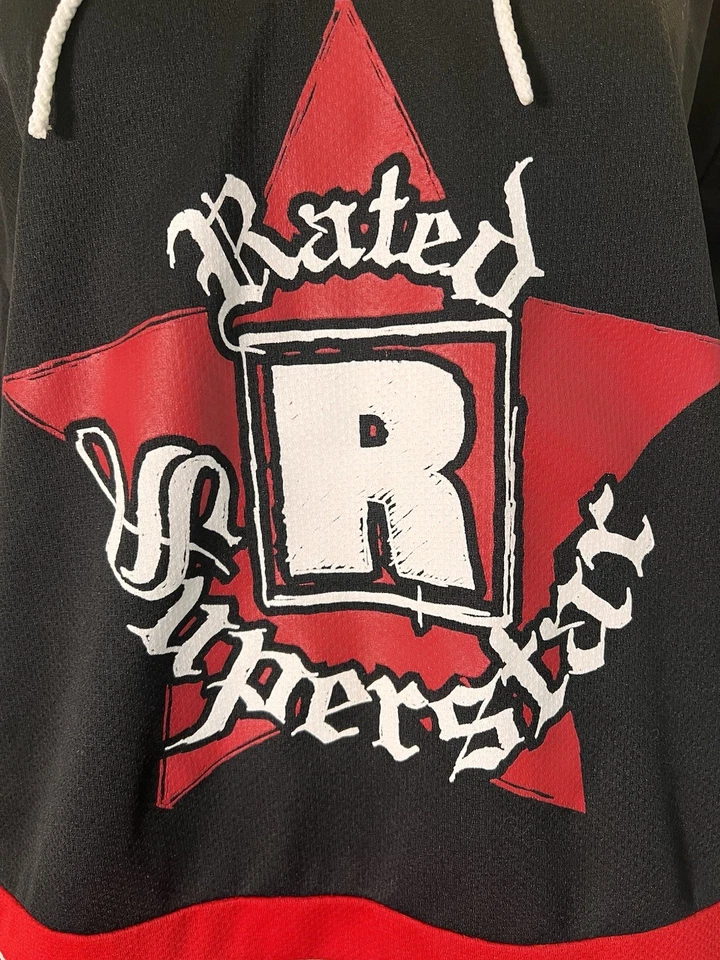Vintage WWE Edge Rated R Superstar Hockey Jersey Size M Wrestling Sports Y2K - Image 2 of 4
