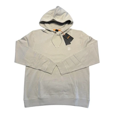 Sweat Capuche Hugo Boss Beige Sable XL Homme Neuf Hoodie Premium Logo - Photo 1/4