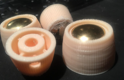 1 GROSSER KNOPF FÜR KLEMT+M40 UA ECHOLETTE GERÄTE-- 3D BEST NACHDRUCK- NICHT ORG