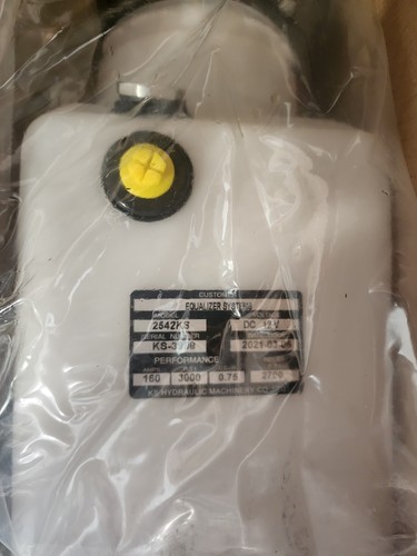*RV EQUALIZER LEVELING SYSTEM HYDRAULIC PUMP 2542KS 12V RESERVOIR:DAL ...