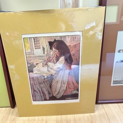 Jessie Wilcox Smith Litho Print ''Bedtime'' Vintage Children Art