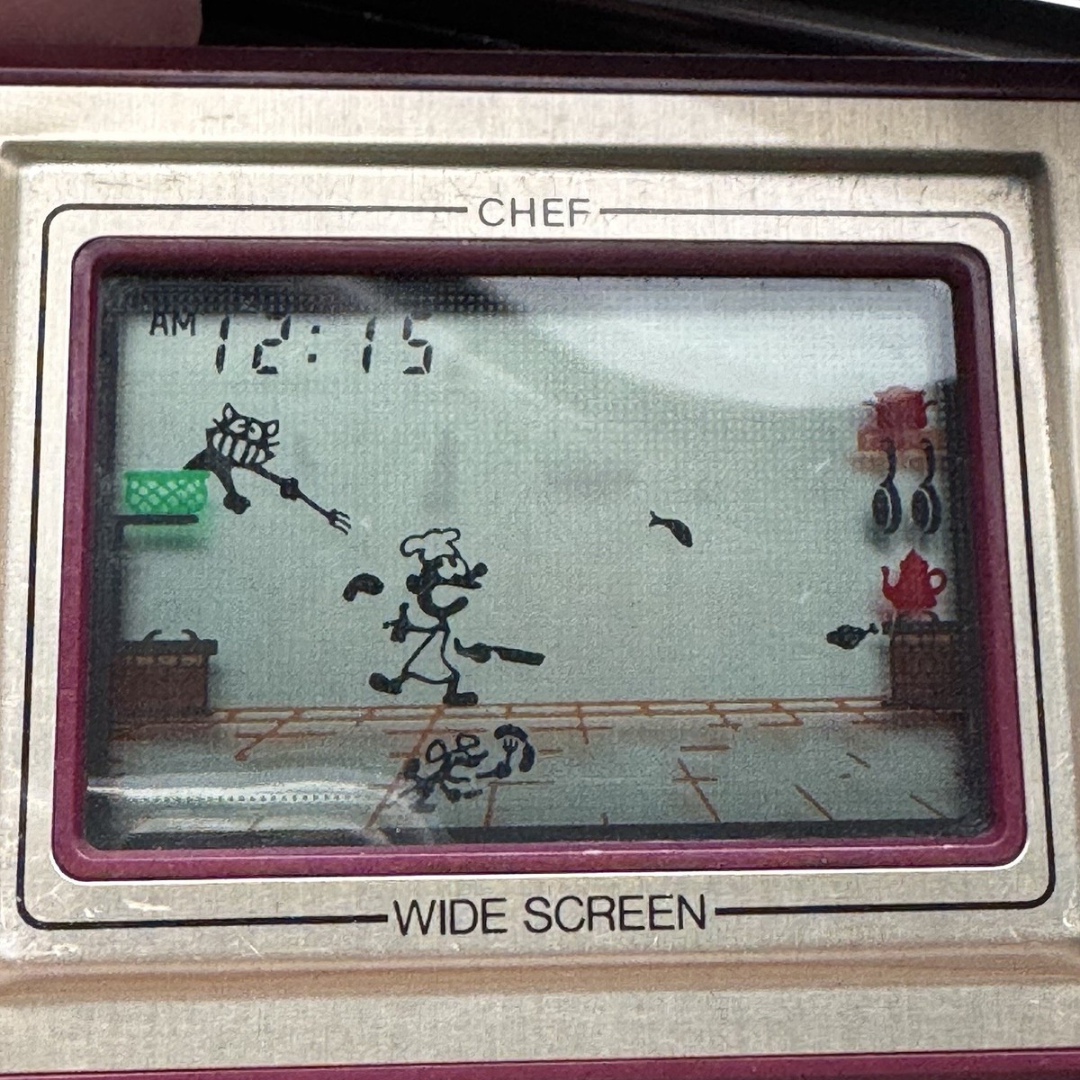 Nintendo ゲーム&ウォッチ FP-24 CHEF Nintendo Chef Japan Game and Watch Vintage Retro FP-24 Tested