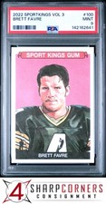 2022 SPORTKINGS VOLUME 3 #100 BRETT FAVRE HOF POP 1 PSA 9
