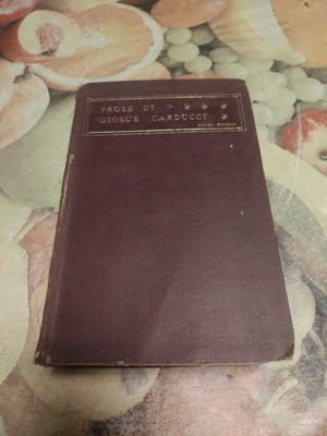 Prosa Di Giosuè Carducci Buch Zanichelli