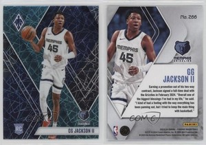 2023-24 Panini Phoenix Rookies Teal Lazer Phoenix GG Jackson II #266 Rookie RC