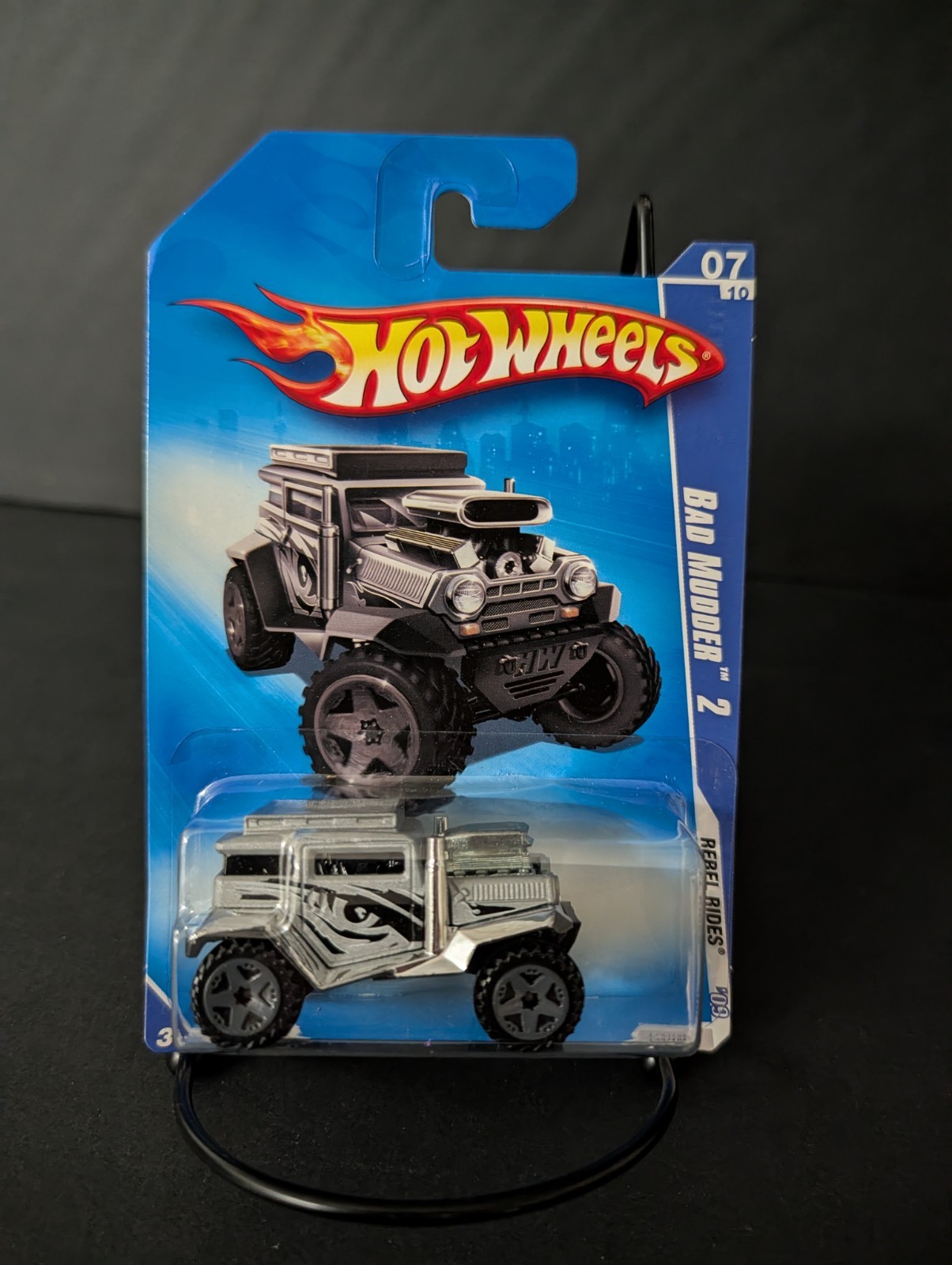 Hot Wheels Bad Mudder 2 2009 143/190 Rebel Rides 07/10 gray 1/64